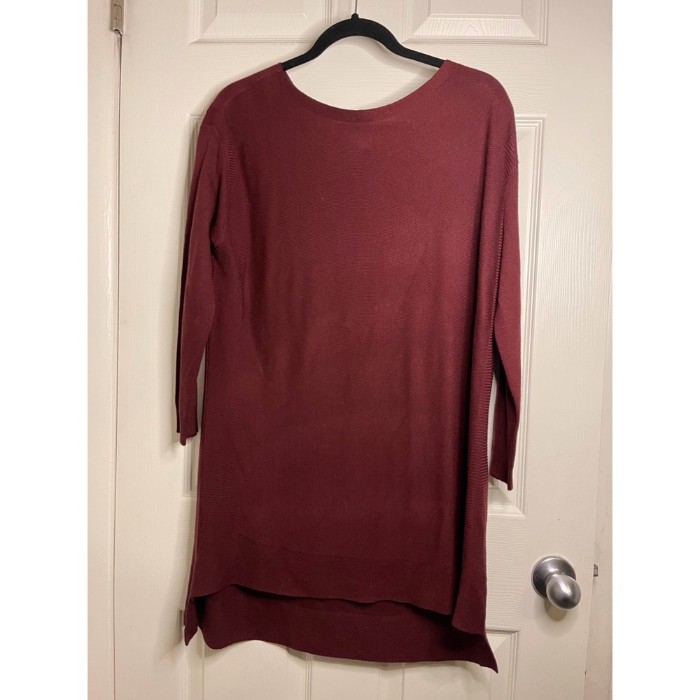 Small Oversized burgundy sweater
